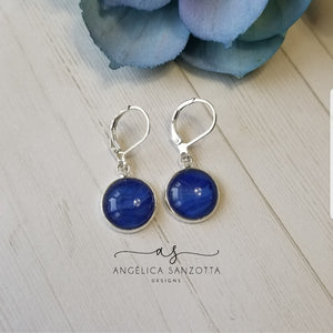 "Blue Hydrangea" earrings
