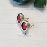 Load image into Gallery viewer, &quot;Little Fire&quot; stud earrings
