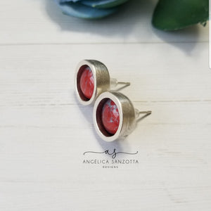 "Little Fire" stud earrings