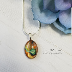 "Wild Orchid" pendant