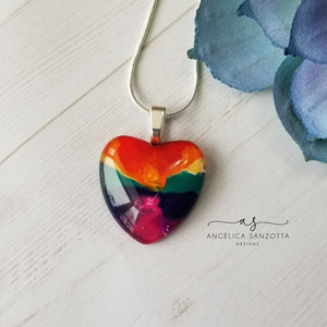 "Colorful Love" pendant