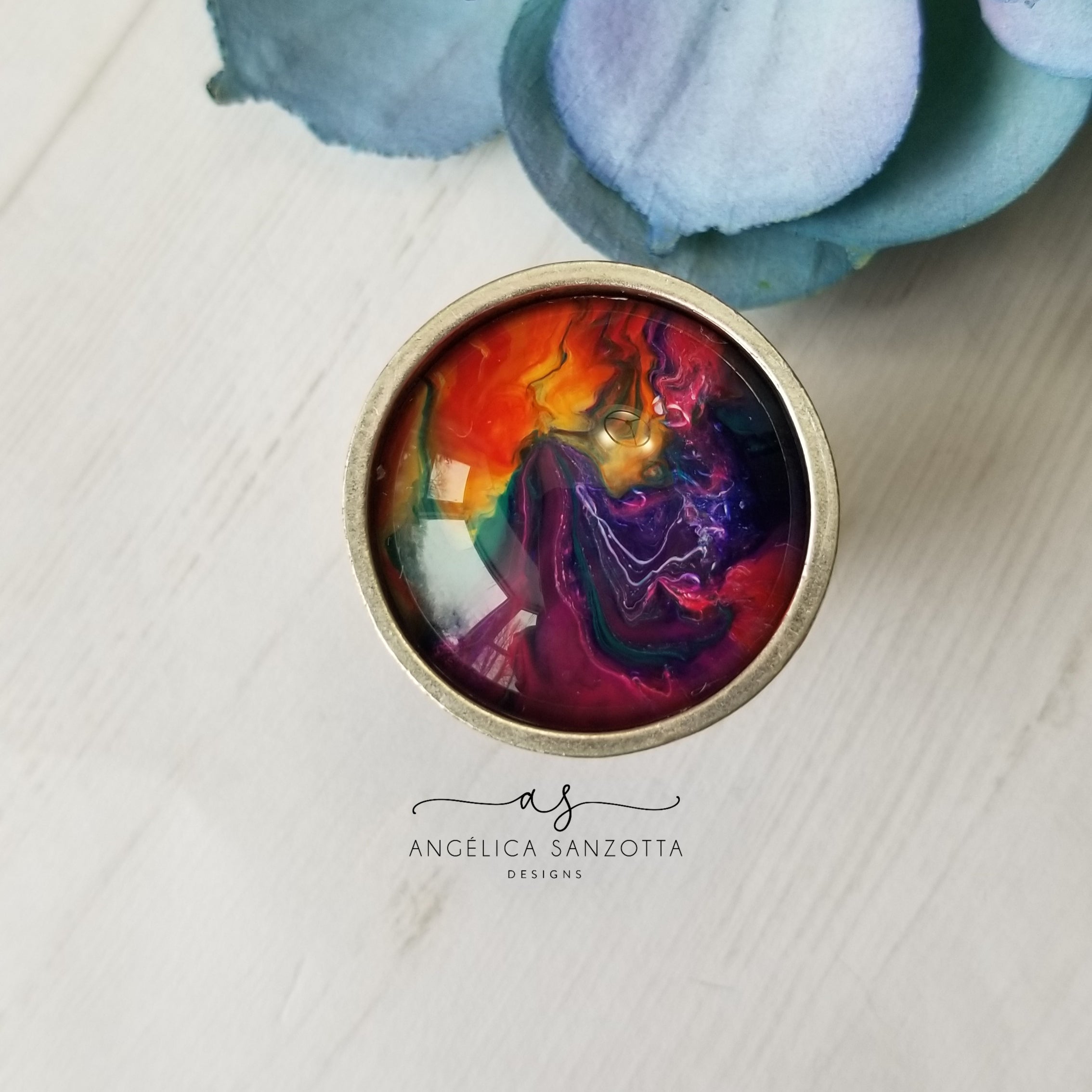 "Volcano" ring