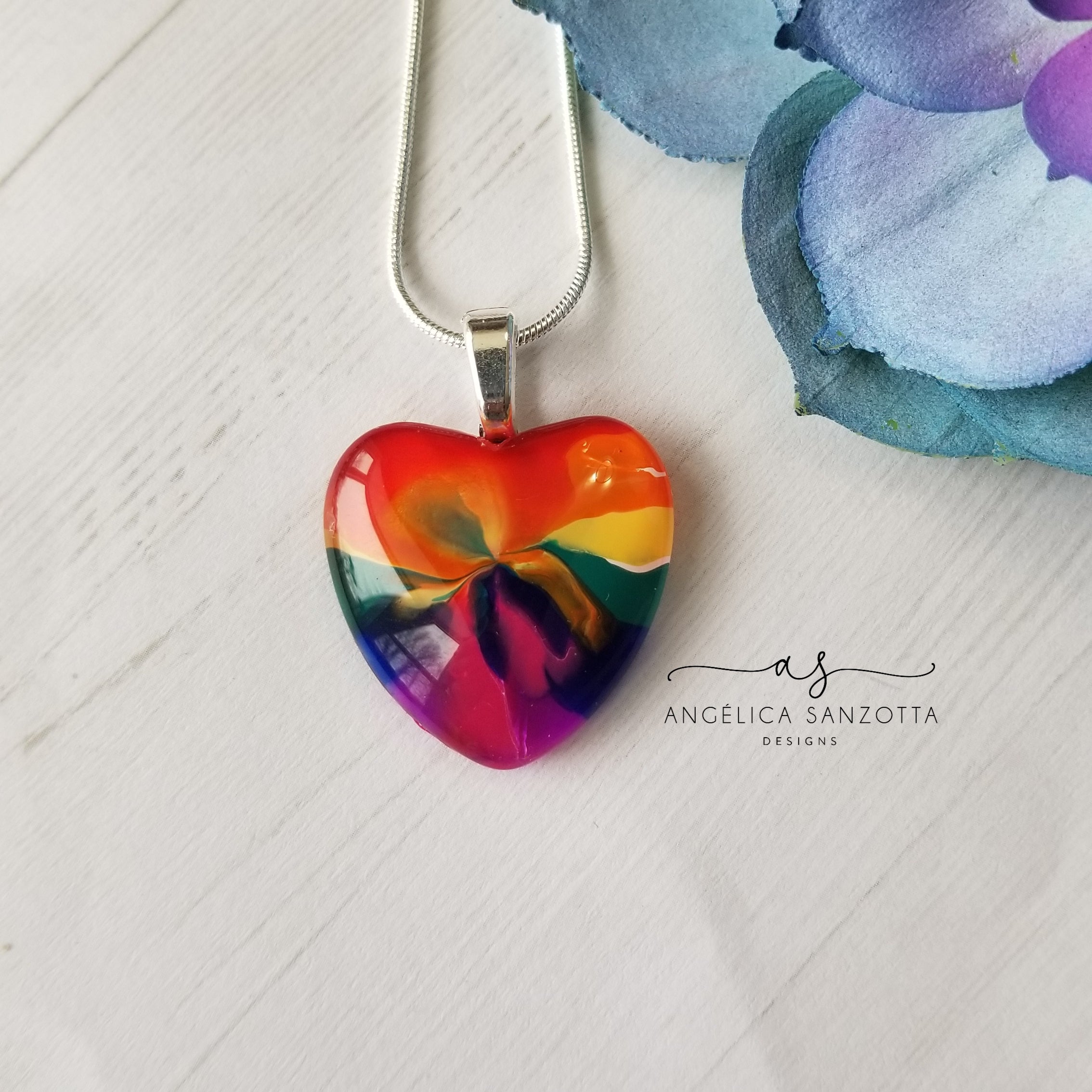 "Love Overflow" pendant