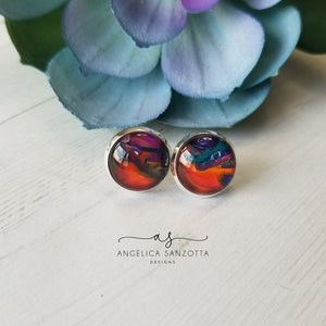 "Hot Summer Day" stud earrings