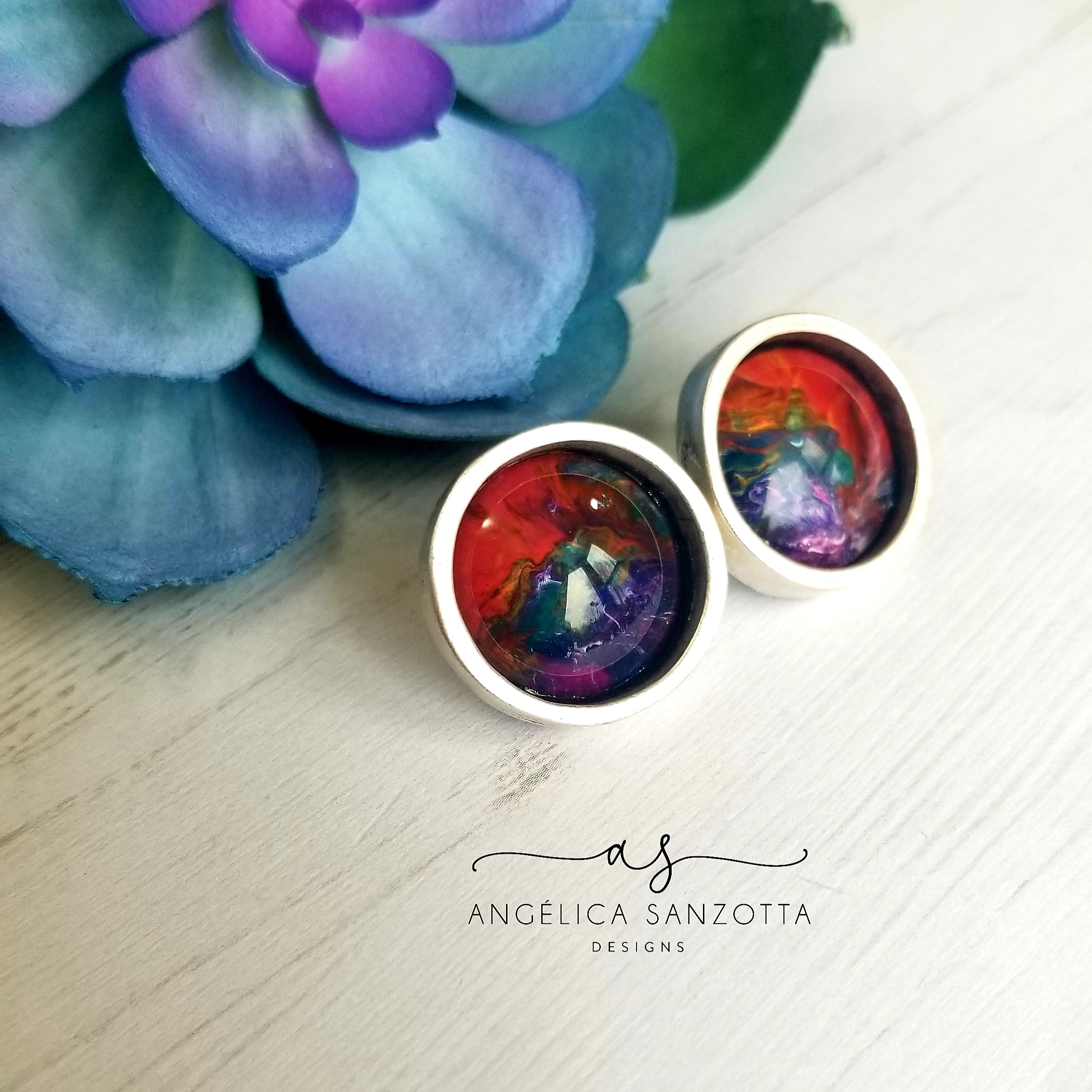 "Earth" earrings