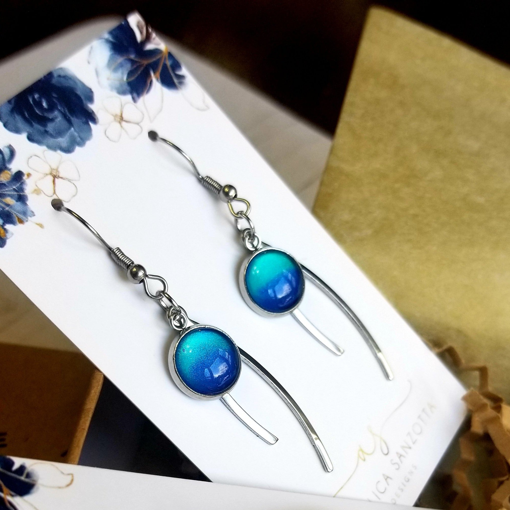 Colorful earrings (custom order)