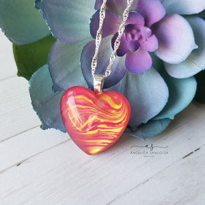 "Royal heart" custom heart pendant