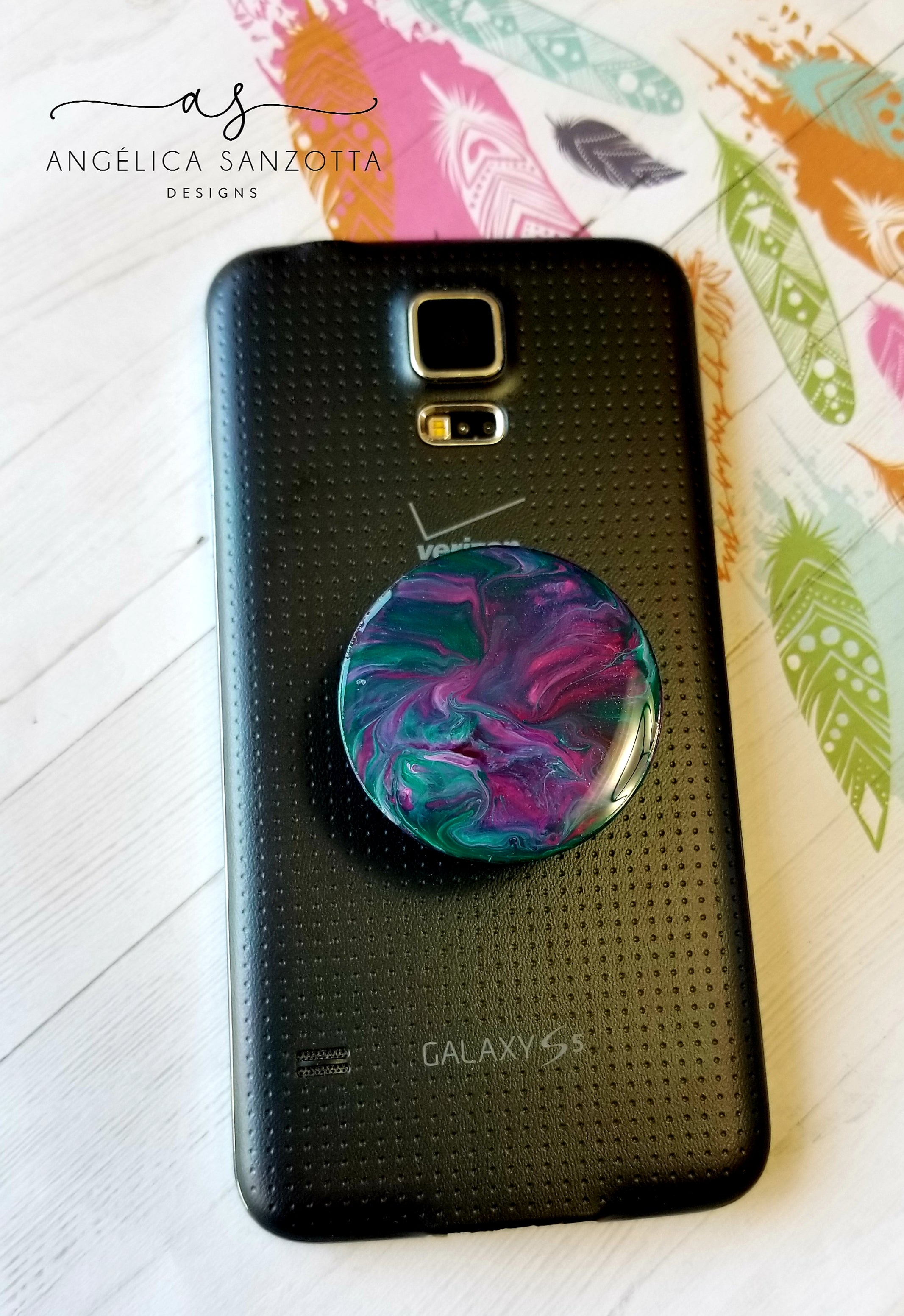 Colorful Phone Popper/Phone Grip