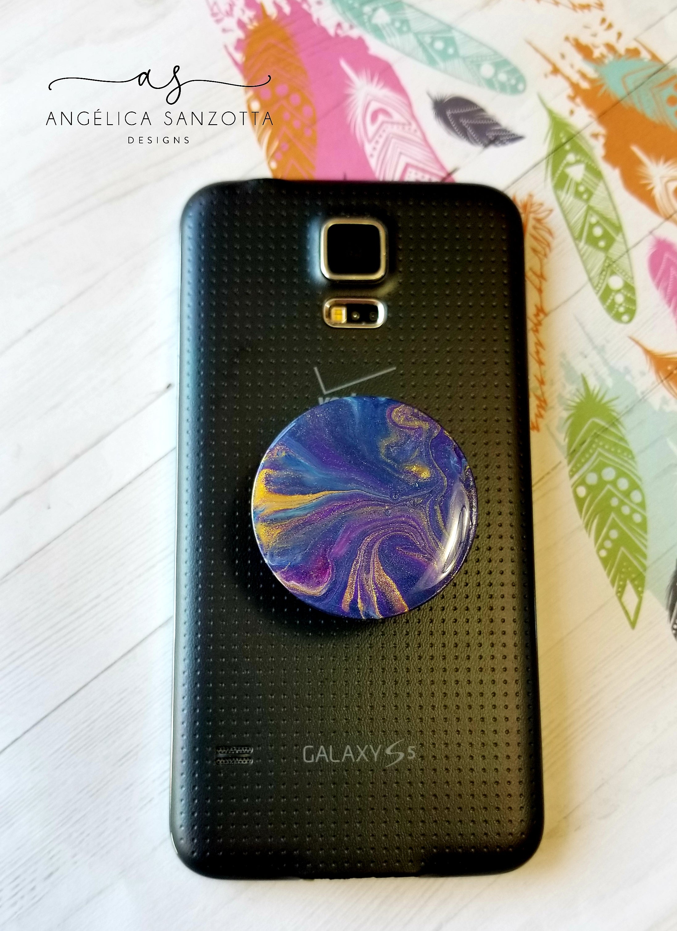 Colorful Phone Popper/Phone Grip