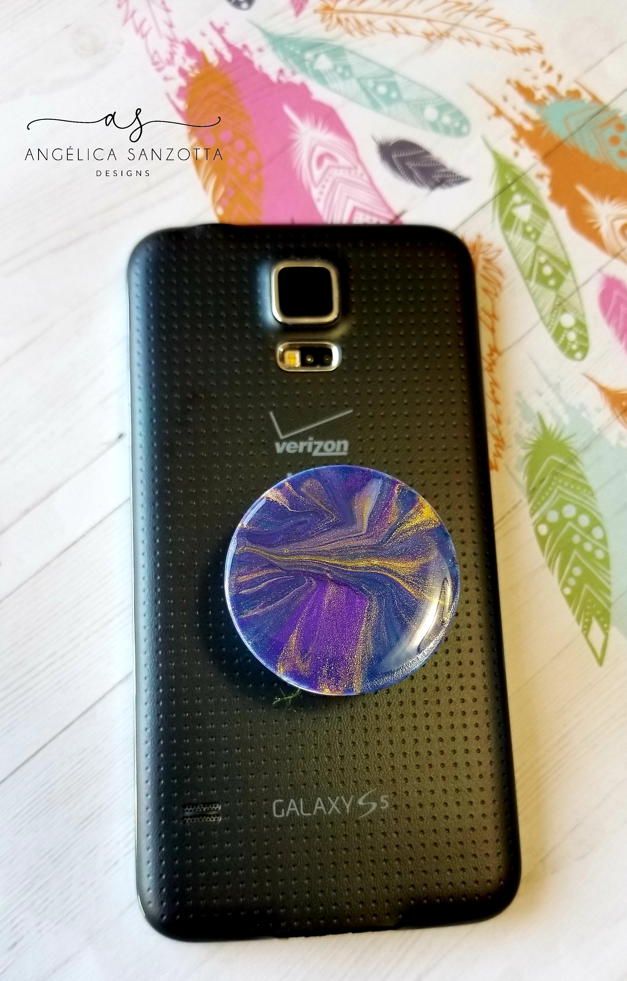 Colorful Phone Popper/Phone Grip (9)