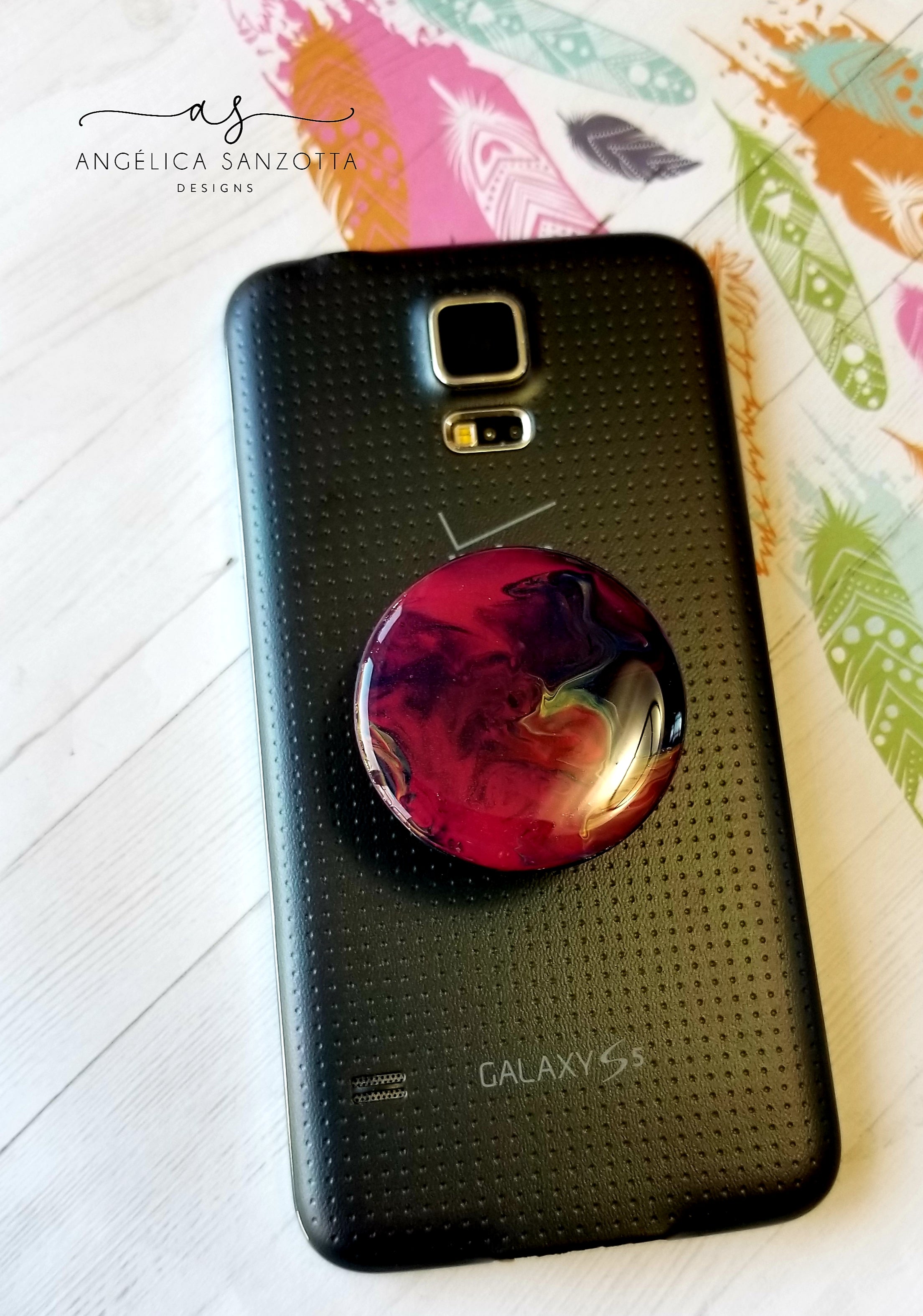 Colorful Phone Popper/Phone Grip (12)