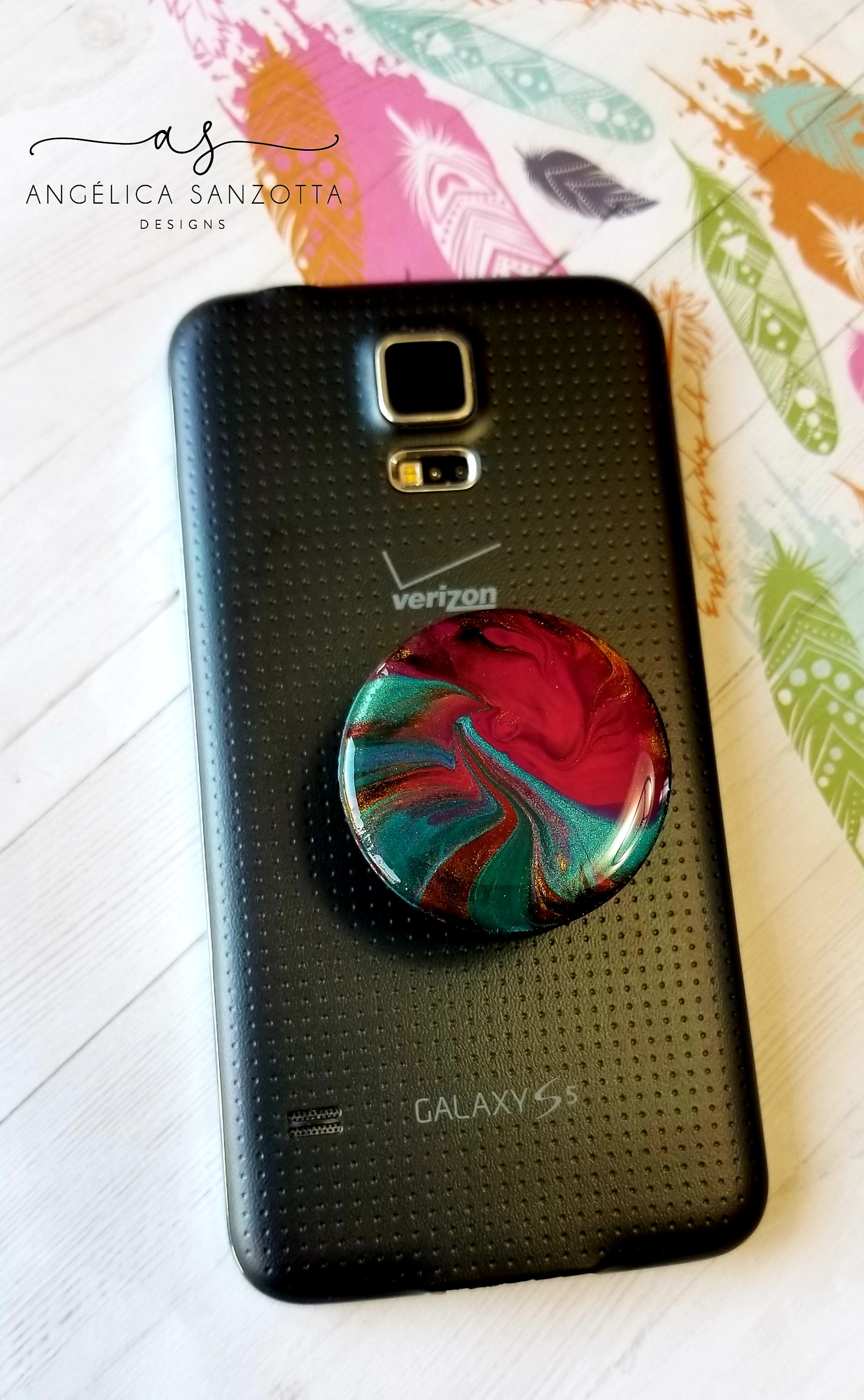 Colorful Phone Popper/Phone Grip (23)