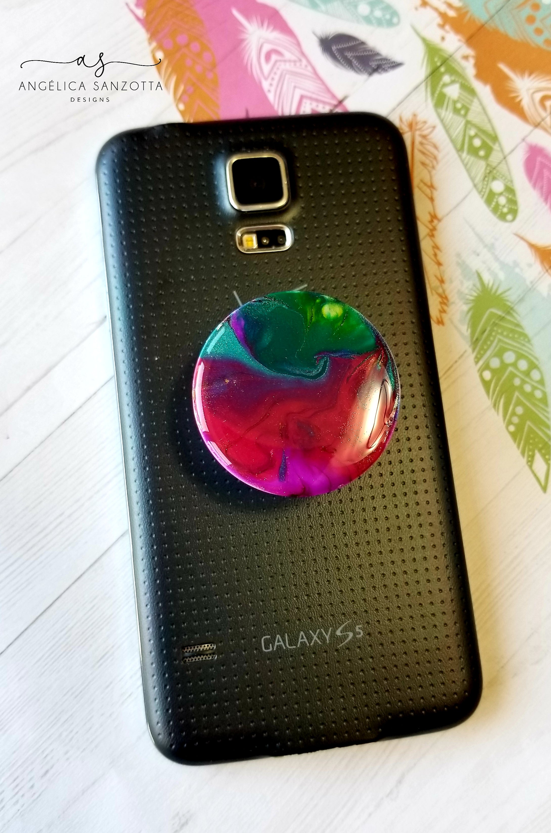 Colorful Phone Popper/Phone Grip (27)