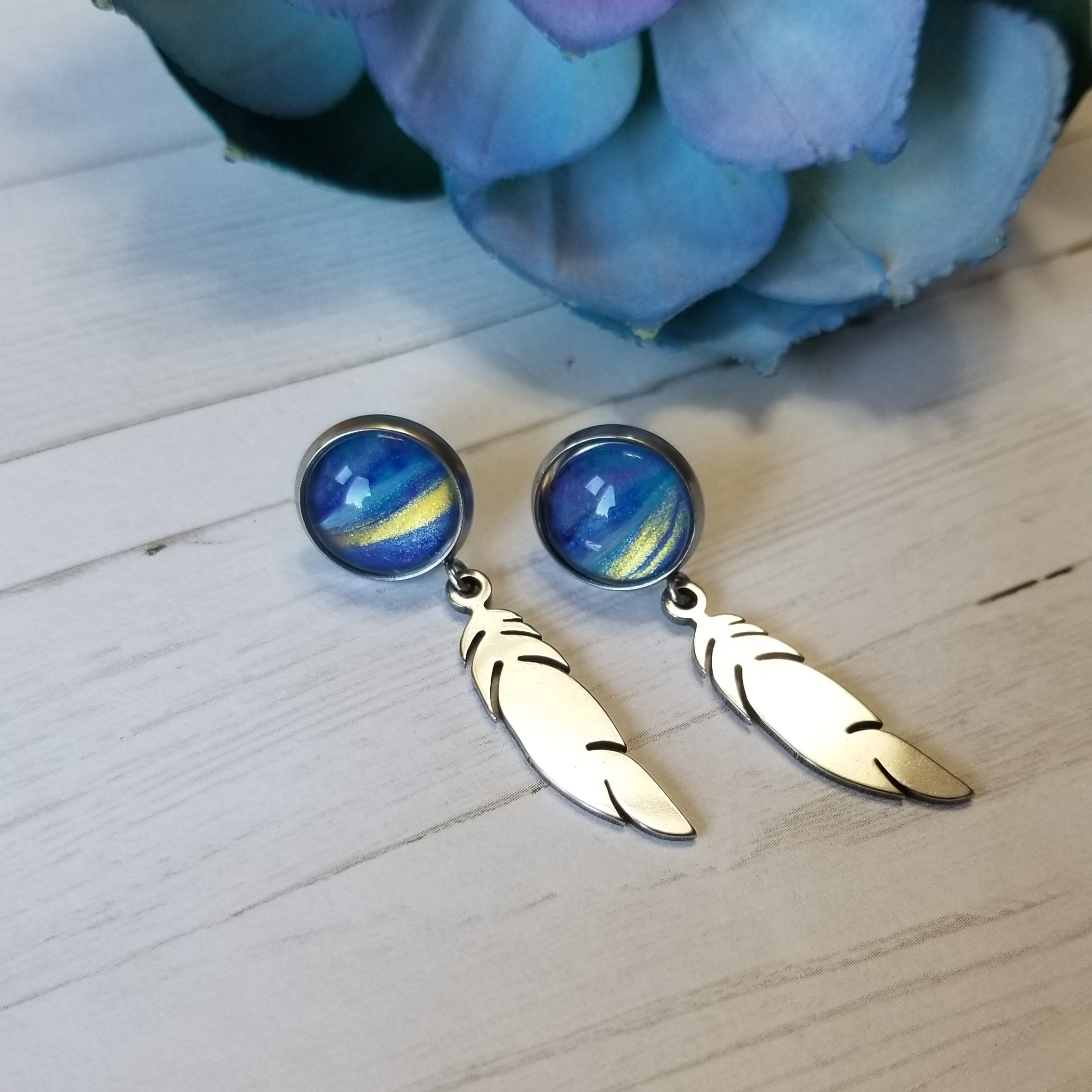 Mar Azul custome earrings