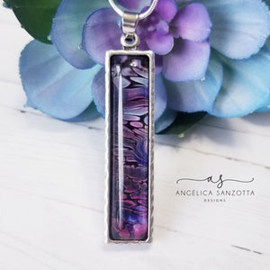 Orchid Pebbles Pendant -  G & P Collection