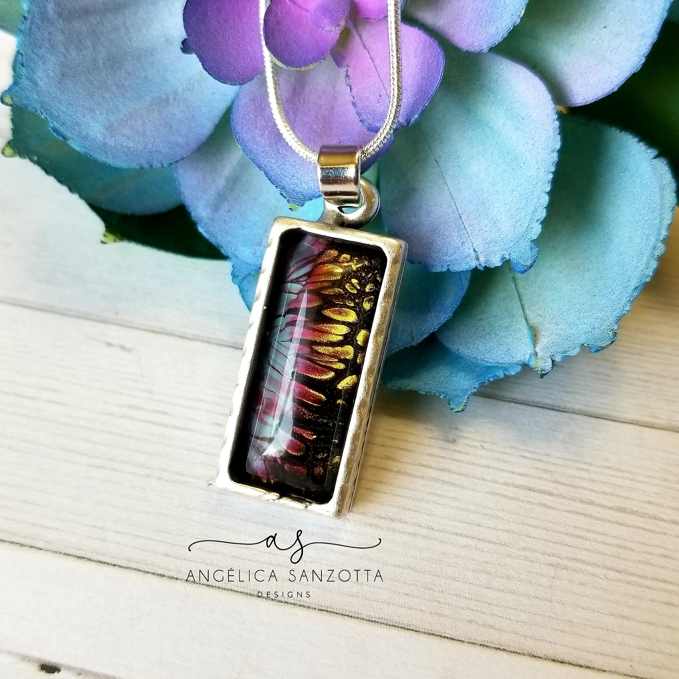 Sunflower Garden Pendant - 1 of 2 G & P Collection