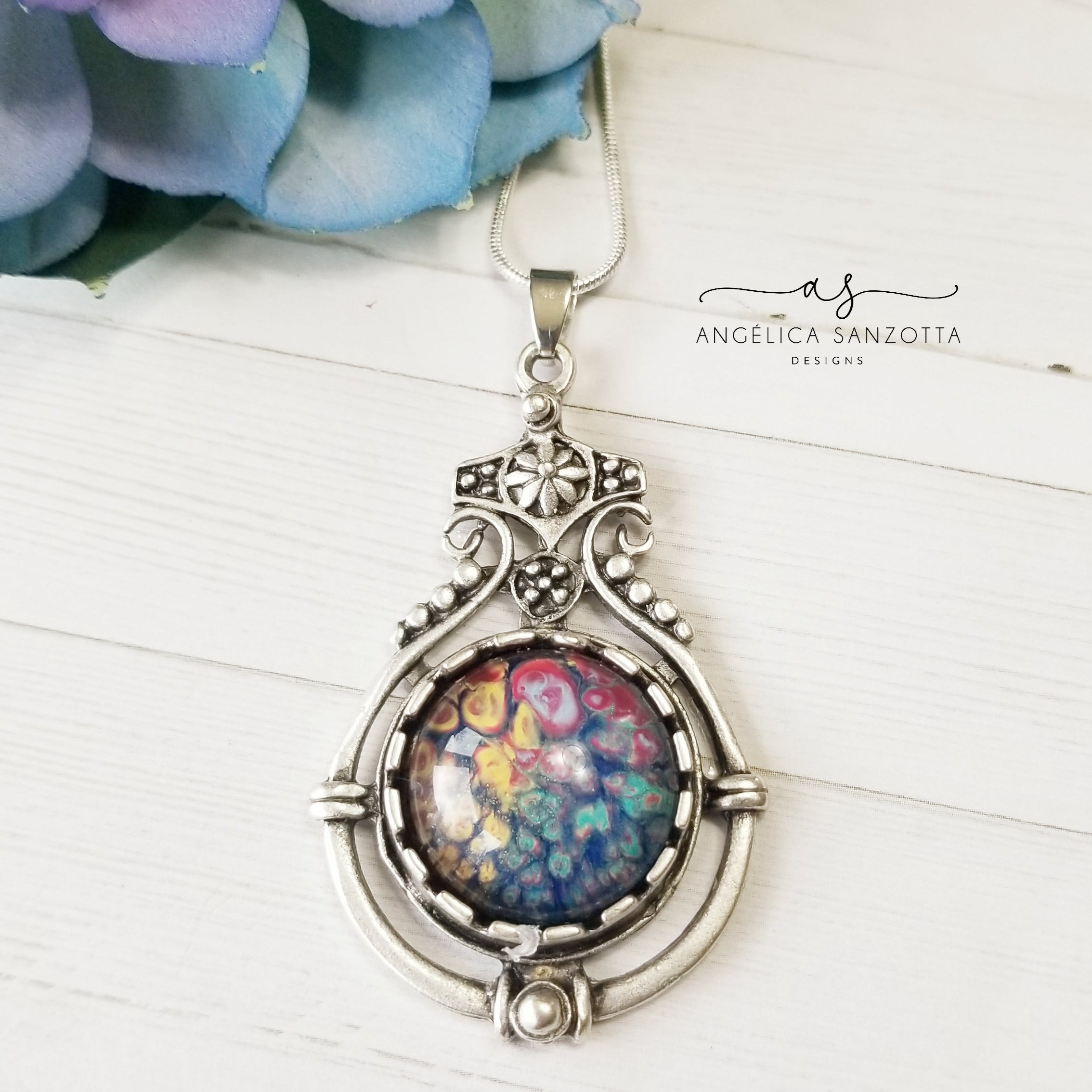 Rainbow Garden Pendant - G & P Collection