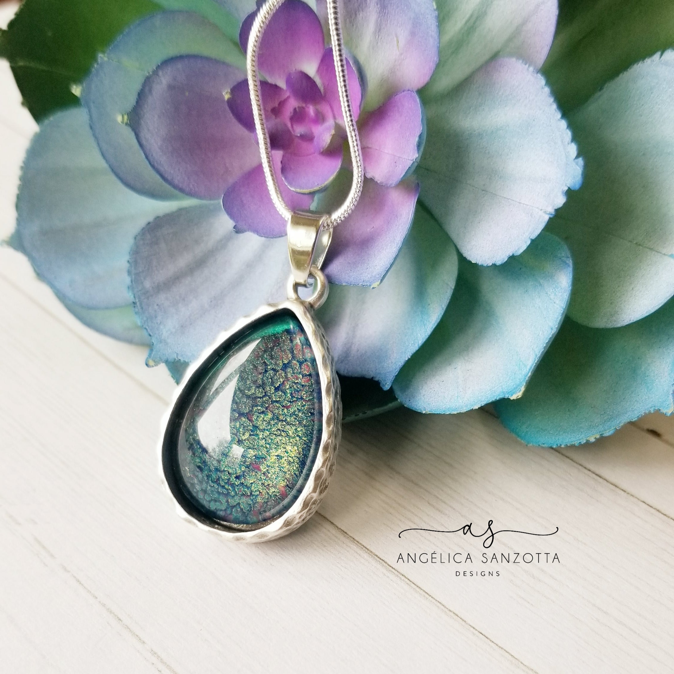 Midnight Pebbles Pendant - 1 of 2 G & P Collection