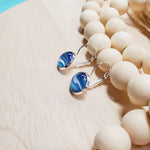 Load image into Gallery viewer, Dianne - Blue and Aqua earrings (custom order)
