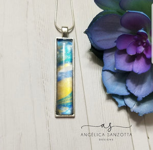 "Desert" long pendant