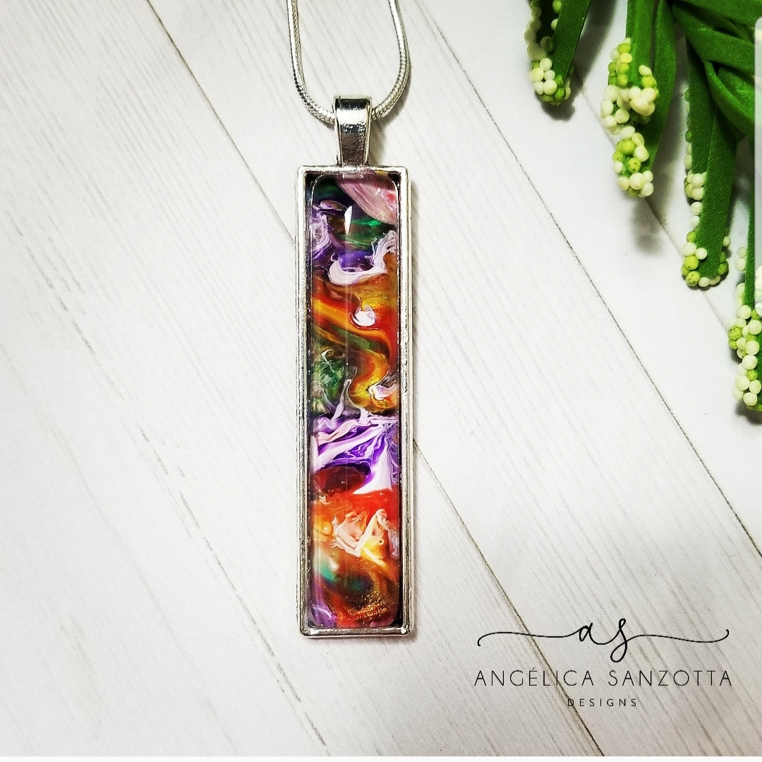 "Mardi Gras" pendant