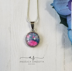 "Cotton Candy" pendant