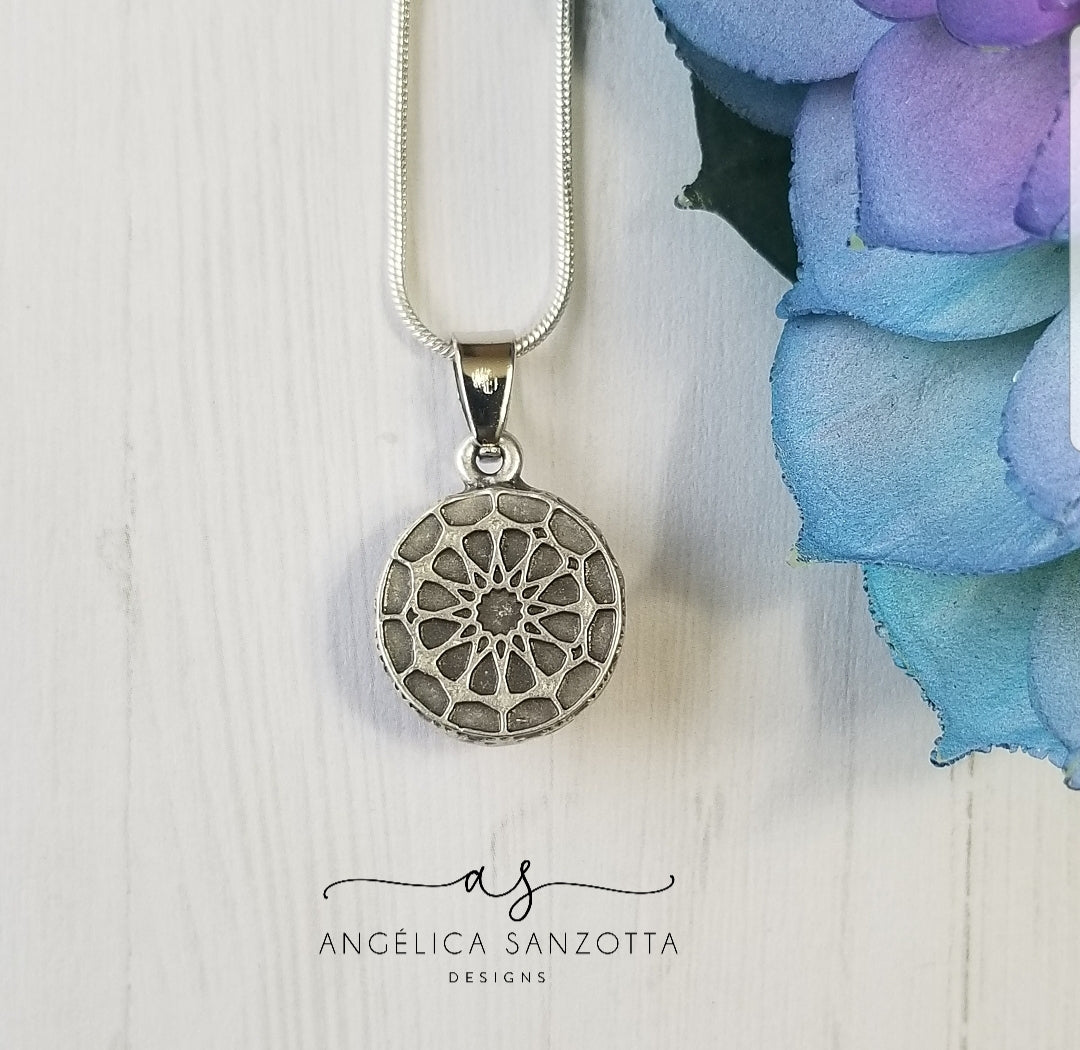 "Cotton Candy" pendant