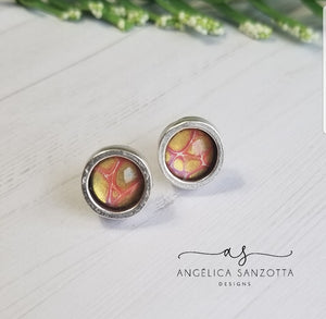"Honey" stud earrings