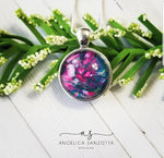 Load image into Gallery viewer, &quot;Water and Fire&quot; double sided pendant
