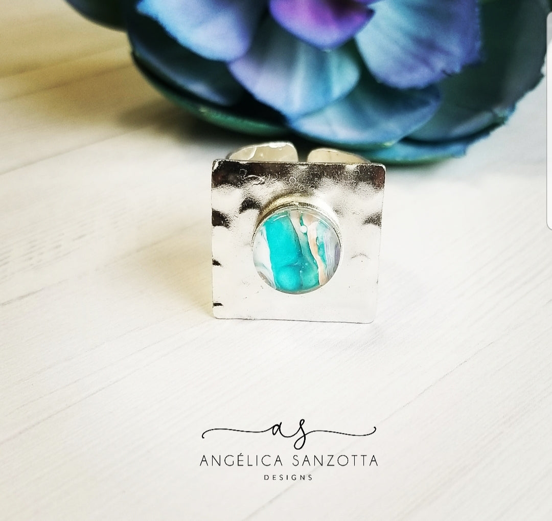 "Aquamarine" ring