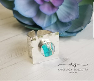 "Aquamarine" ring