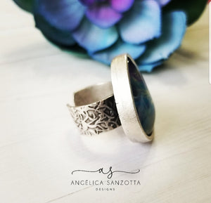 "Tear Drop" ring