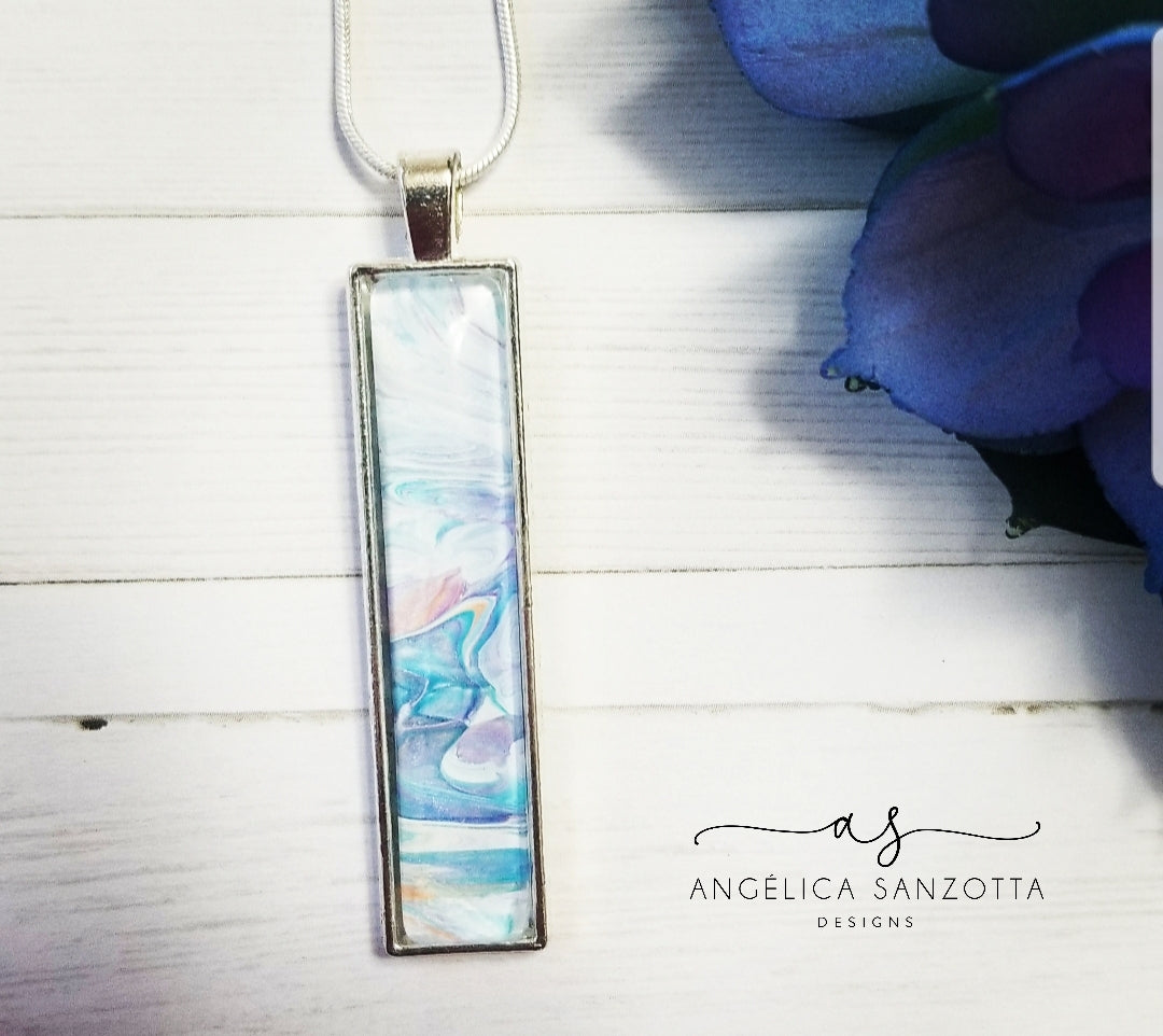 "Barely There" long pendant