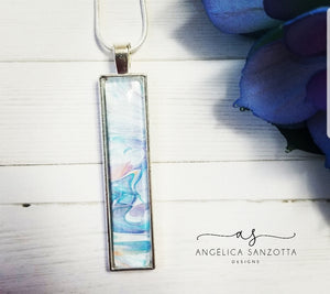 "Barely There" long pendant