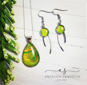 "Lemon" pear shape set