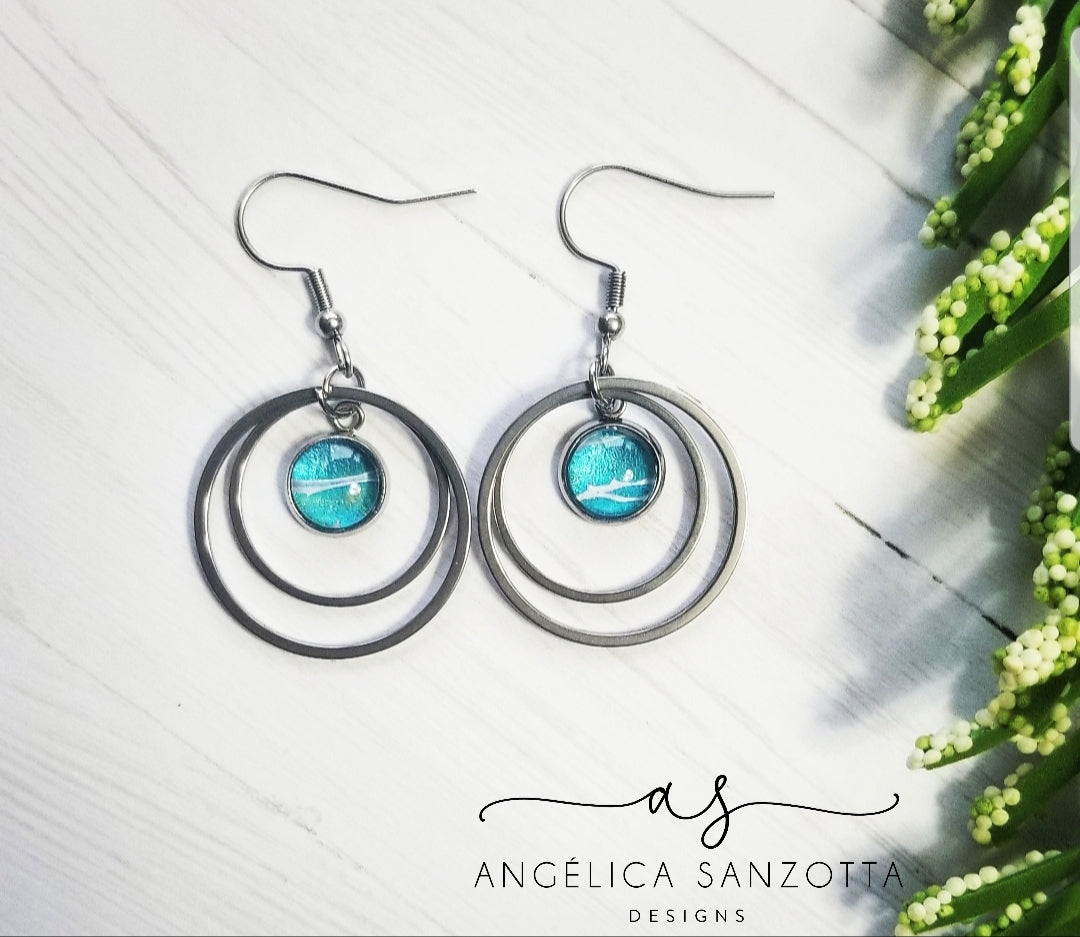 "Coastal" earrings