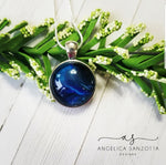 Load image into Gallery viewer, &quot;Moon and Sun&quot; double sided pendant
