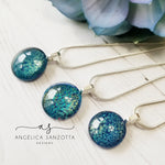 Load image into Gallery viewer, Aqua Pebbles Pendant - 3 of 3 G &amp; P Collection

