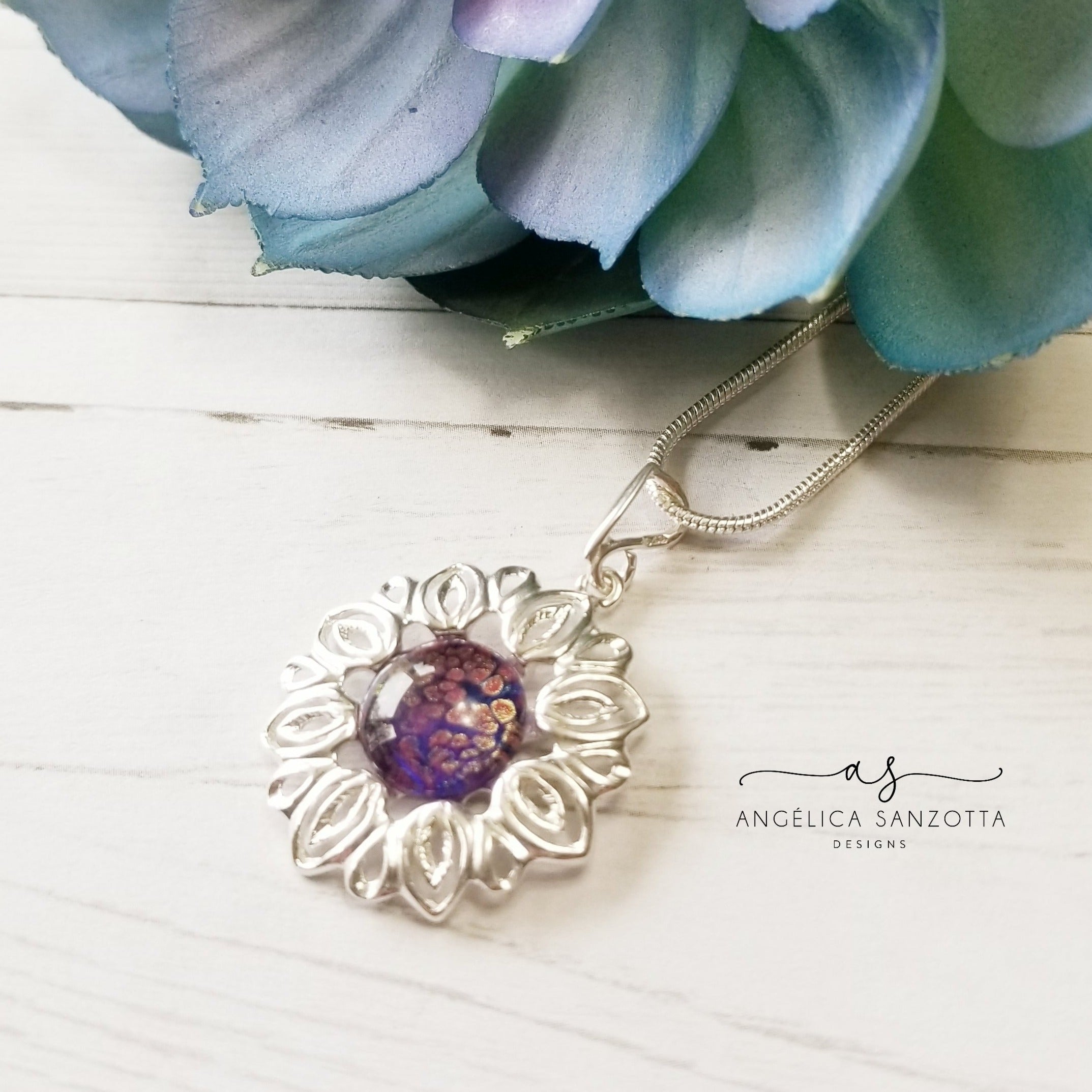 Sunflower pendant  - G & P Collection