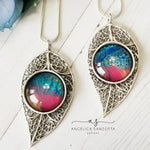 Load image into Gallery viewer, Feather Garden Pendant - 1 of 2 G &amp; P Collection
