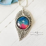 Load image into Gallery viewer, Feather Garden Pendant - 2 of 2 G &amp; P Collection
