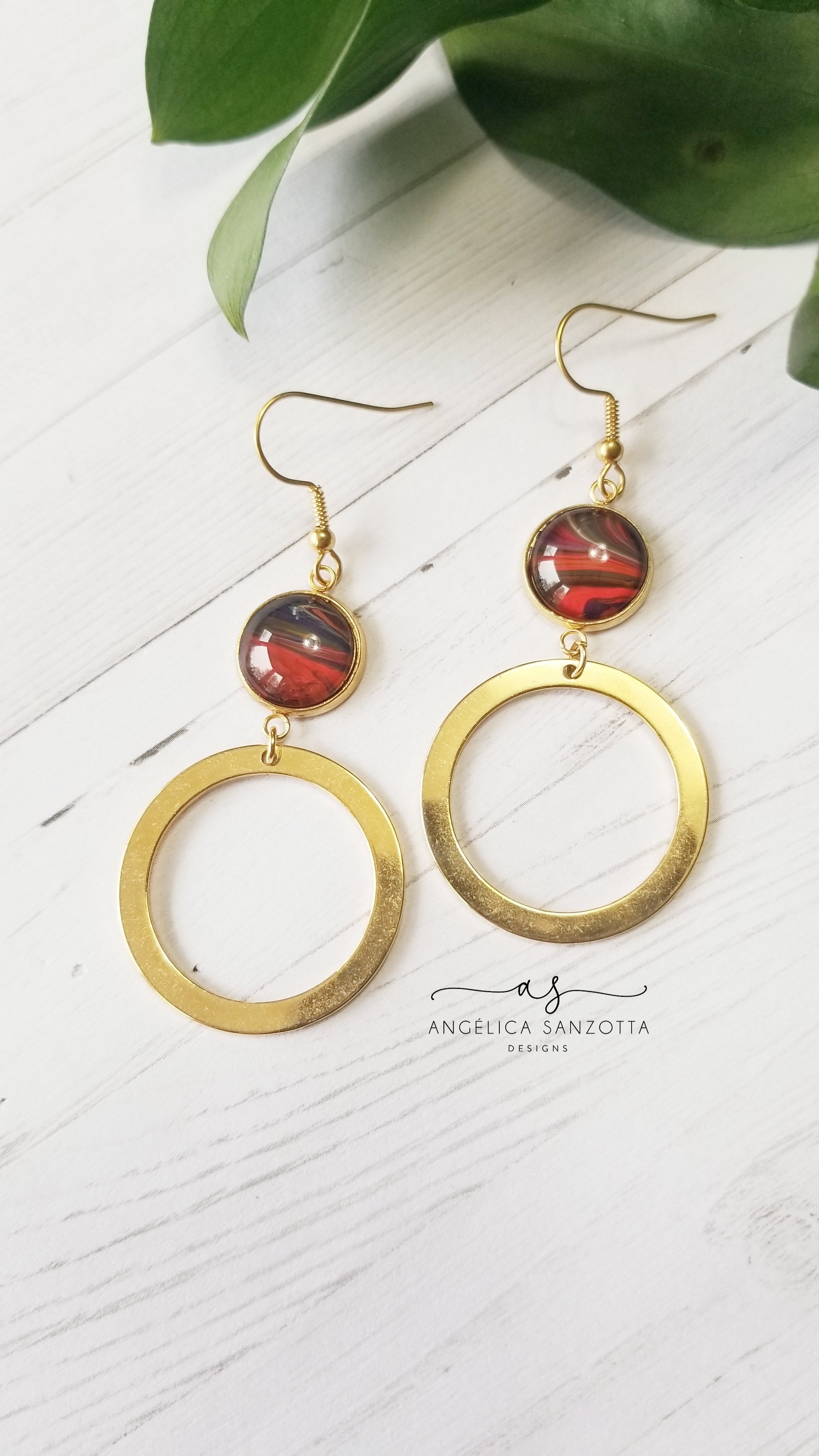 Around the world earrings G & P Collection