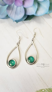 Little emerald sparks earrings- 1 of 2  G & P Collection