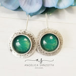 Load image into Gallery viewer, Green dream earrings - G &amp; P Collection
