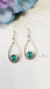 Little emerald sparks earrings- 2 of 2  G & P Collection