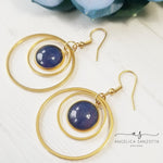 Load image into Gallery viewer, Deep Blue earrings - G &amp; P Collection

