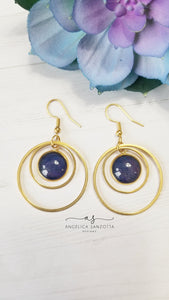 Deep Blue earrings - G & P Collection