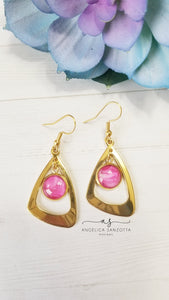 Pink Blossoms earrings - G & P Collection
