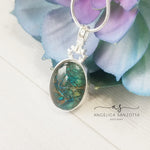 Load image into Gallery viewer, Pebbles and Sunsets double sided pendant - G &amp; P Collection- Sterling Silver
