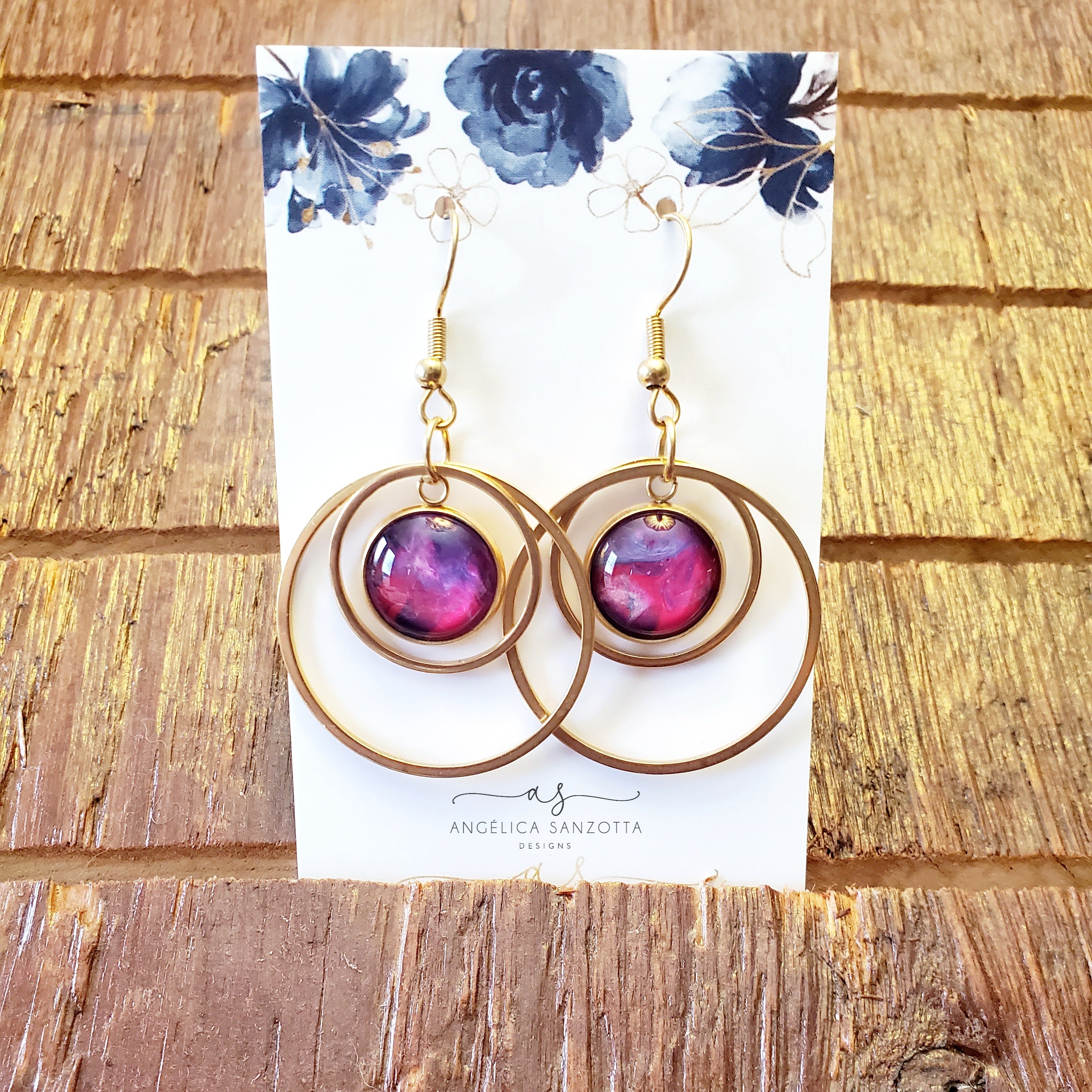 Pink Lemonade earrings